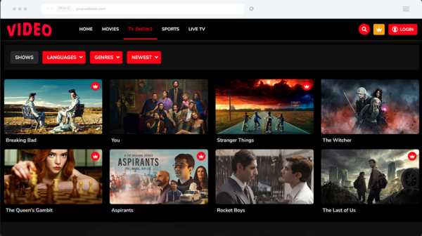 Video Streaming Portal v2.4 - TV Shows, Movies, Sports, Videos Streaming, Live TV - nulled - Image 2